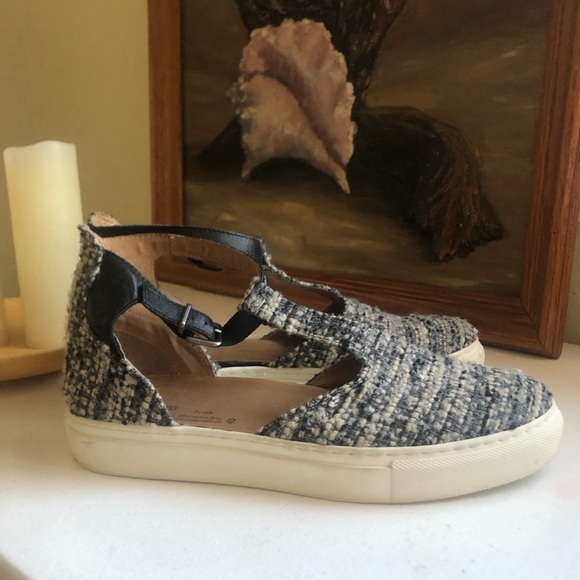 Anthropologie Tweed Mary Jane Sneakers - Picture 5 of 10